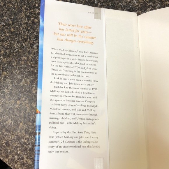 Novel “28 Summers “ by Elin Hilderbrand — Hardcover - Picture 4 of 5